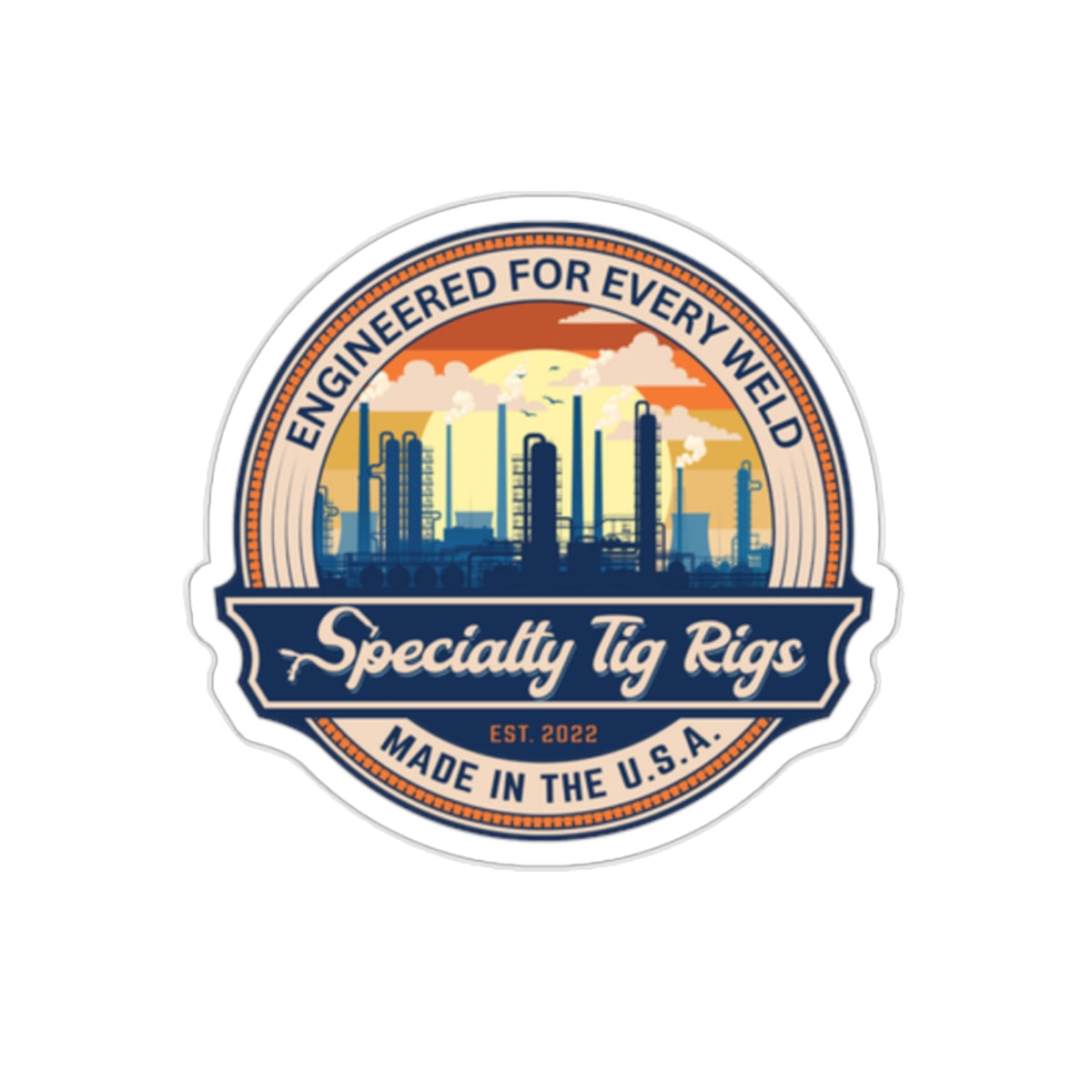 Official Specialty Tig Rigs Sticker – specialtytigrigs